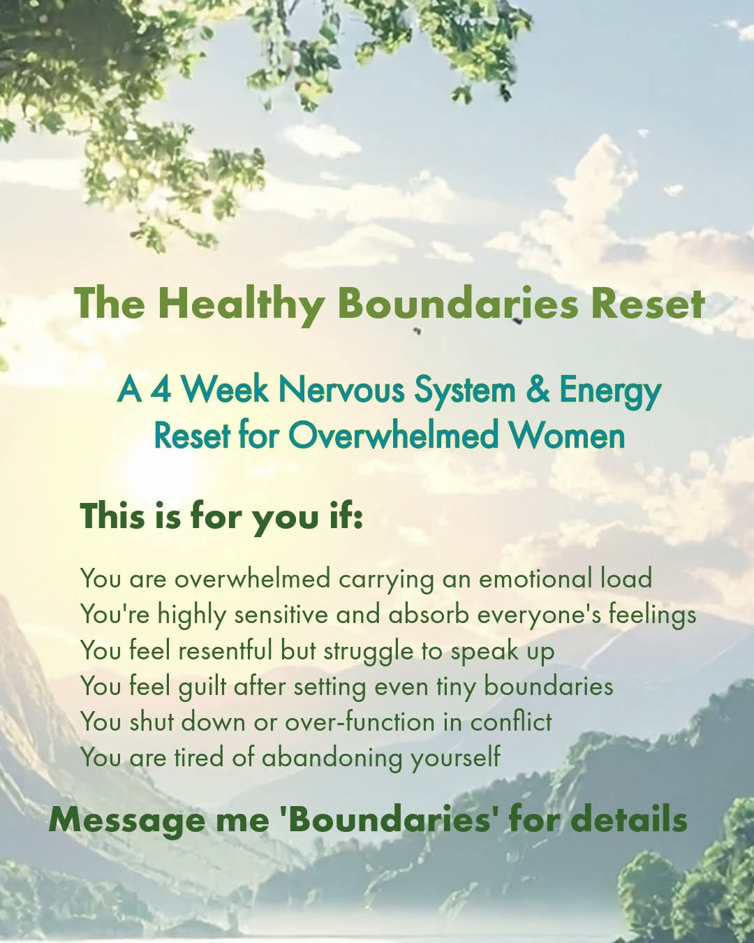 healthy boundaries therapy for women liverpool